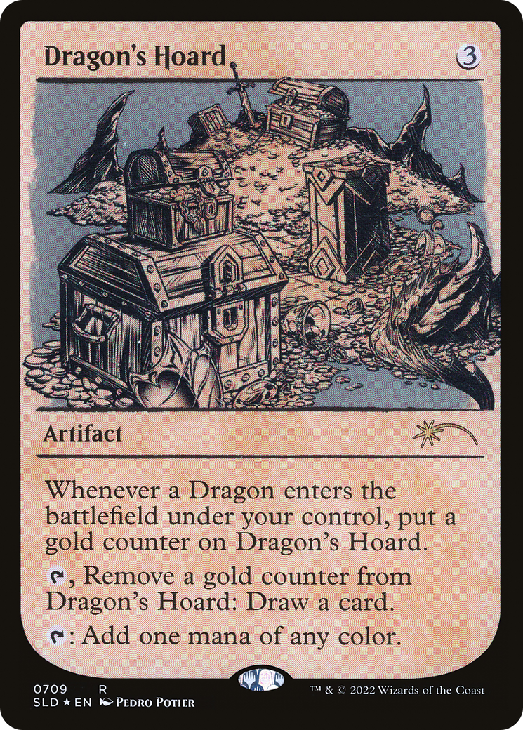 Dragon's Hoard (SLD-709) [Secret Lair] Drop (Showcase) Foil MTG Single Wizards of the Coast