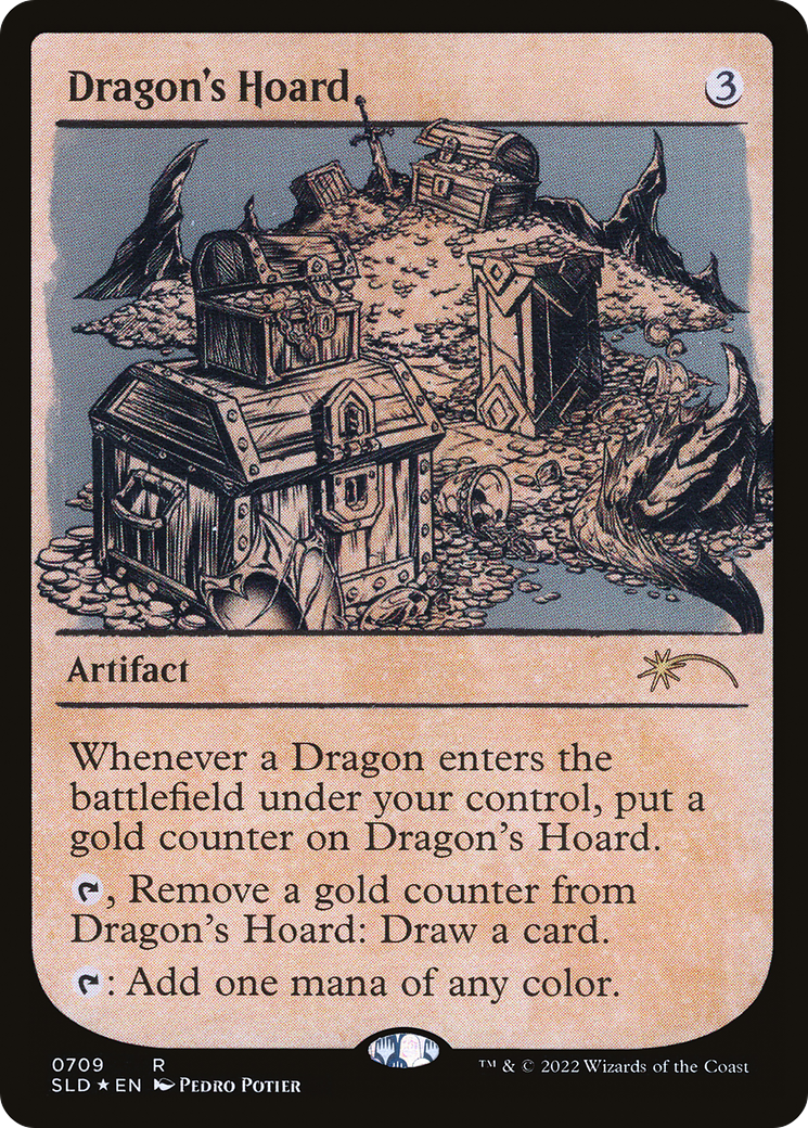 Dragon's Hoard (SLD-709) [Secret Lair] Drop (Showcase) Foil MTG Single Wizards of the Coast