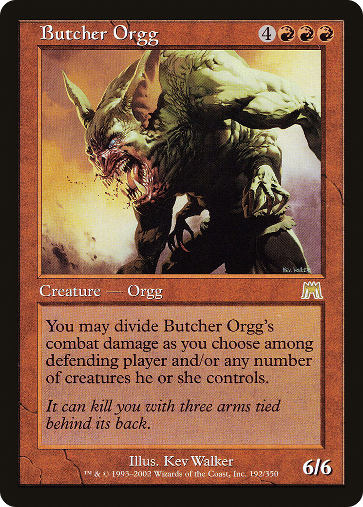 Butcher Orgg (ONS-192) [Onslaught] MTG Single Wizards of the Coast