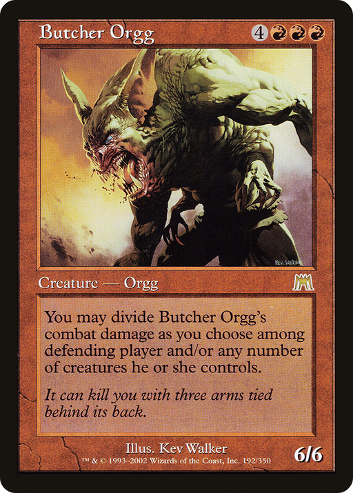 Butcher Orgg (ONS-192) [Onslaught] MTG Single Wizards of the Coast