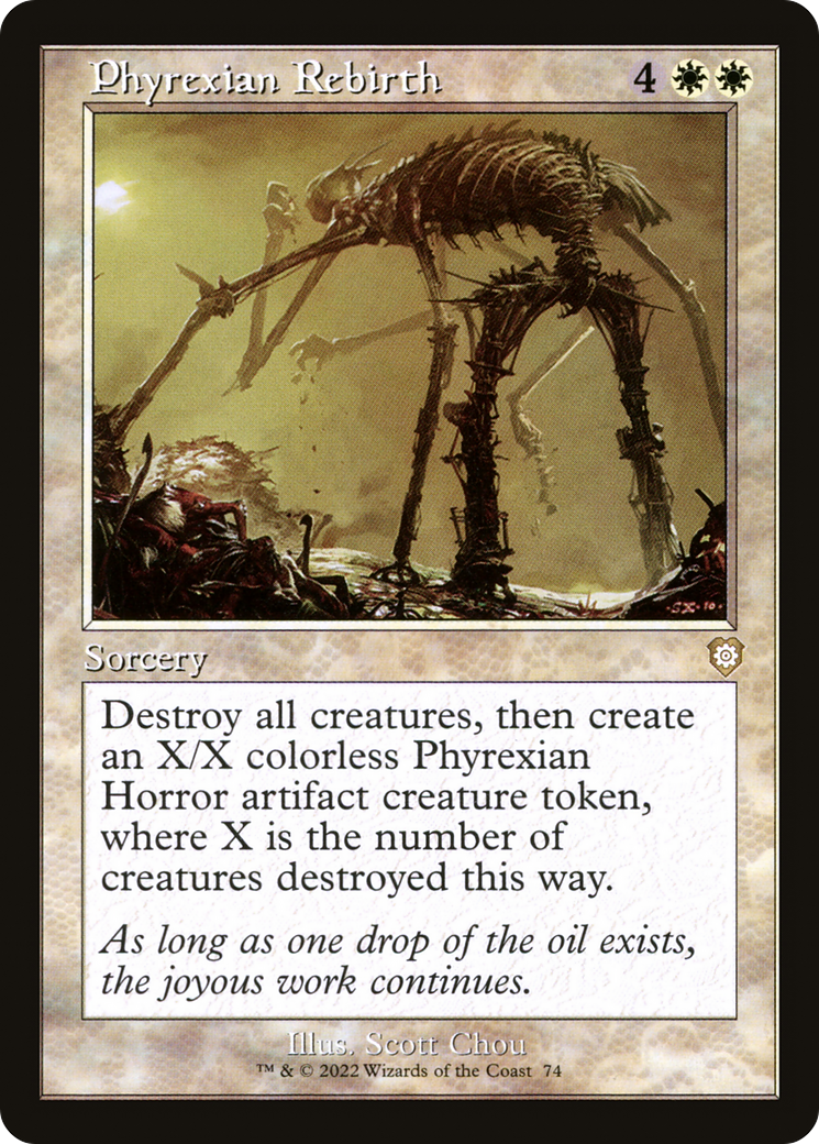 Phyrexian Rebirth (BRC-074) [The Brothers' War Commander] MTG Single Wizards of the Coast