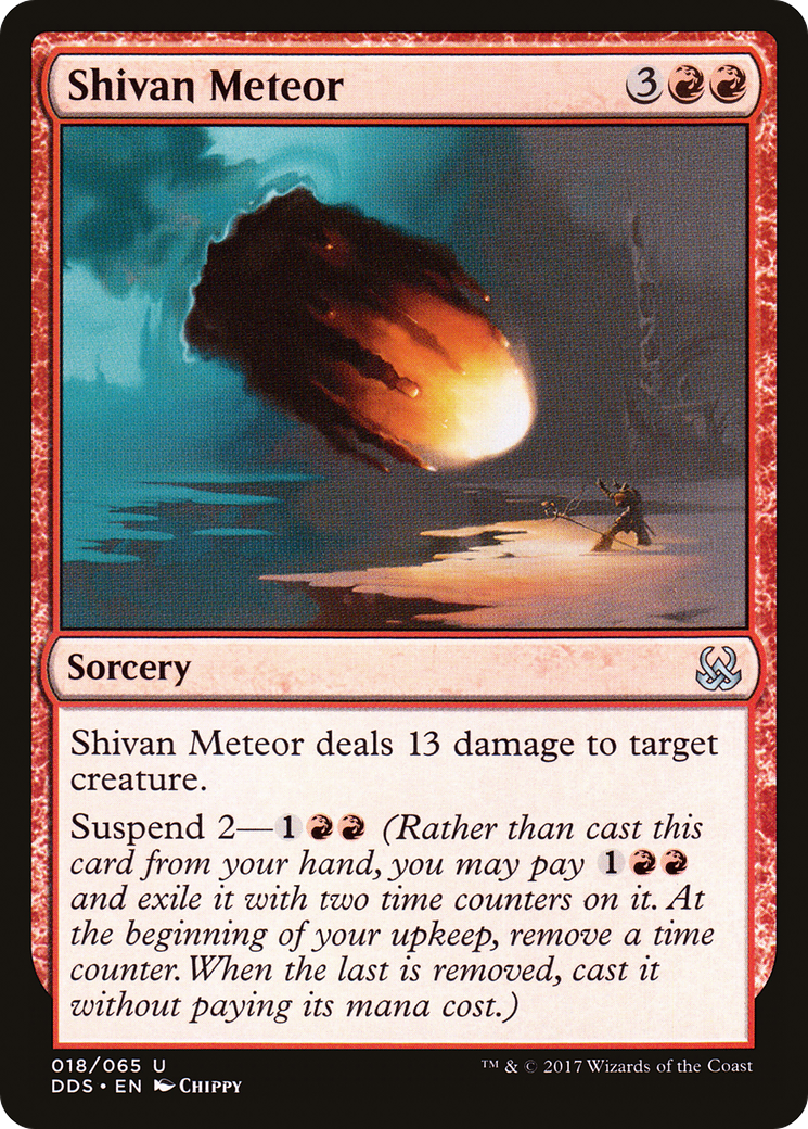 Shivan Meteor (DDS-018) [Misc] Duel Decks: Mind vs. Might MTG Single Wizards of the Coast