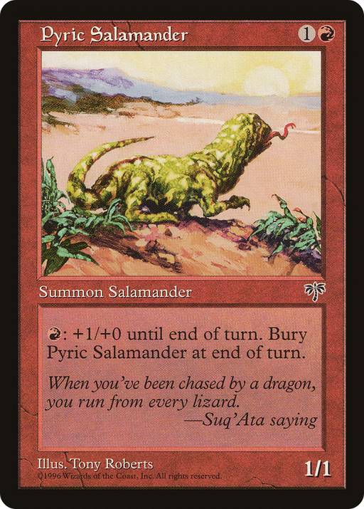 Pyric Salamander (MIR-187) [Mirage] MTG Single Wizards of the Coast