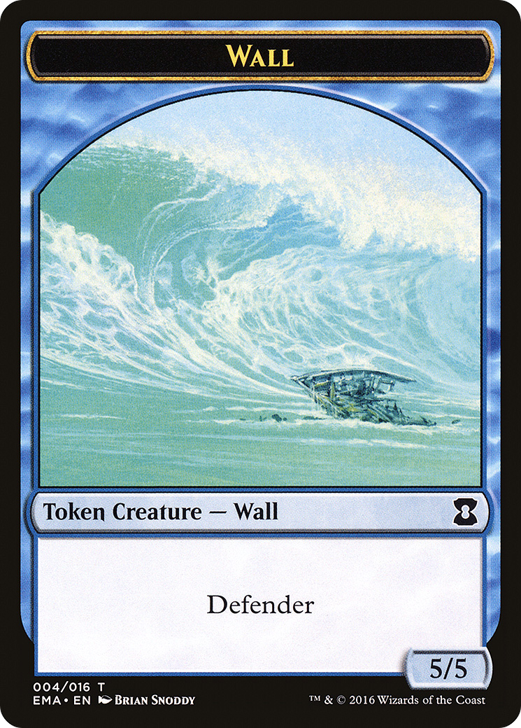 Wall (EMA-004) [Tokens] Eternal Masters Tokens MTG Single Wizards of the Coast