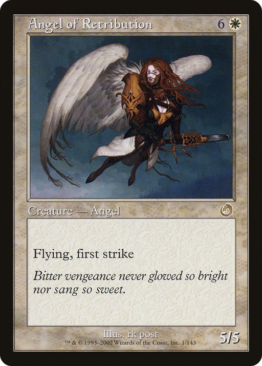 Angel of Retribution (TOR-001) [Torment] MTG Single Wizards of the Coast