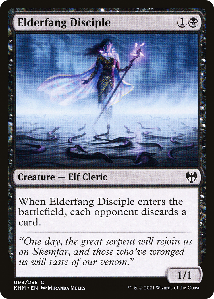 Elderfang Disciple (KHM-093) [Kaldheim] Foil MTG Single Wizards of the Coast