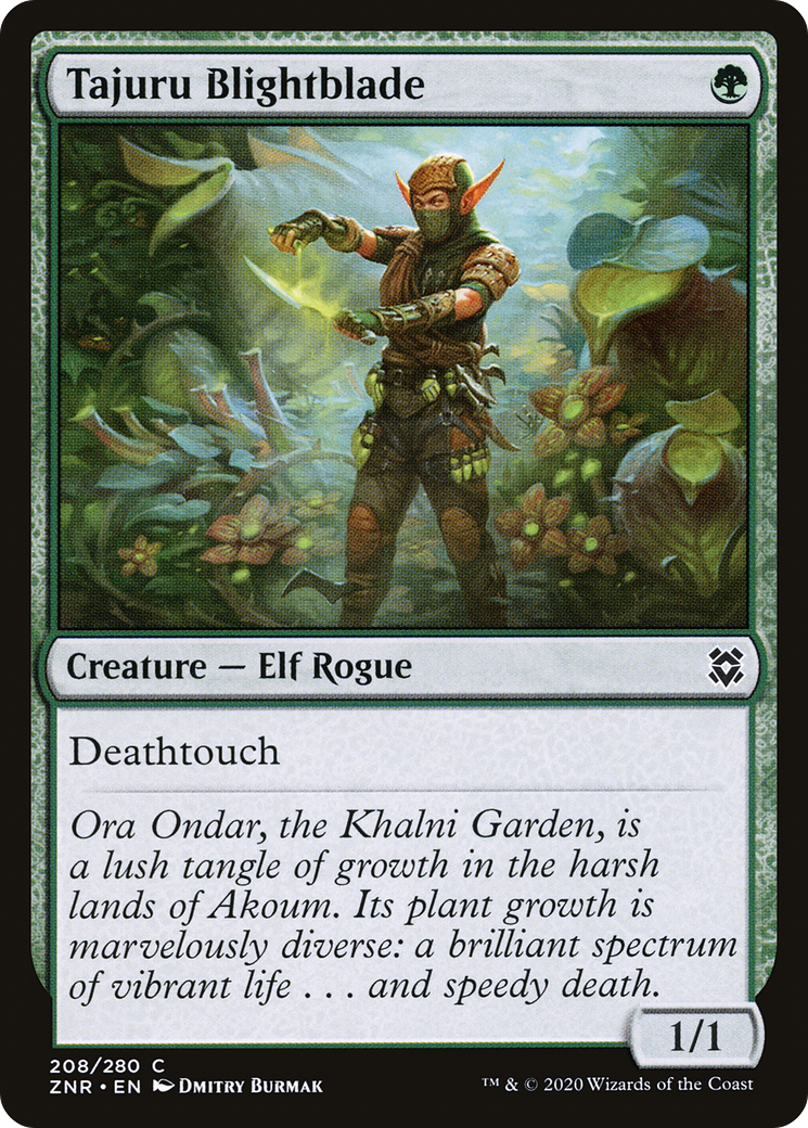 Tajuru Blightblade (ZNR-208) [Zendikar Rising] Foil MTG Single Wizards of the Coast