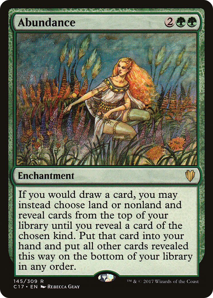 Abundance (C17-145) [Commander 2017] MTG Single Wizards of the Coast