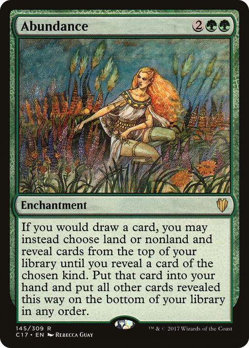 Abundance (C17-145) [Commander 2017] MTG Single Wizards of the Coast