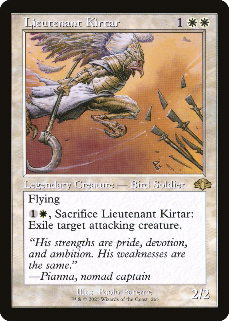Lieutenant Kirtar (DMR-265) [Dominaria Remastered] MTG Single Wizards of the Coast