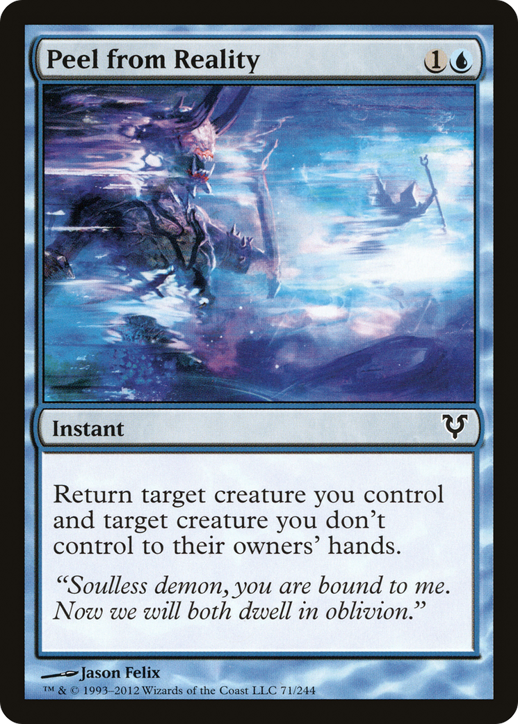 Peel from Reality (AVR-071) [Avacyn Restored] Foil MTG Single Wizards of the Coast