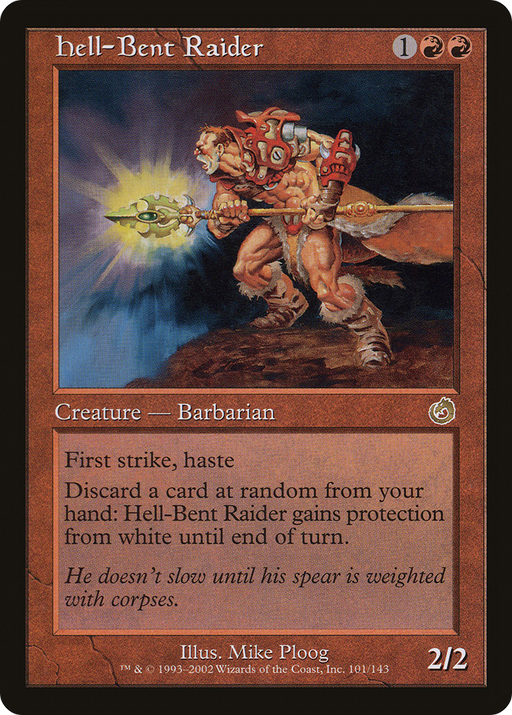 Hell-Bent Raider (TOR-101) [Torment] MTG Single Wizards of the Coast