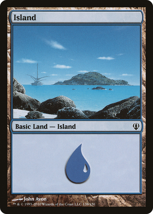 Island (ARC-139) [Misc] Archenemy MTG Single Wizards of the Coast