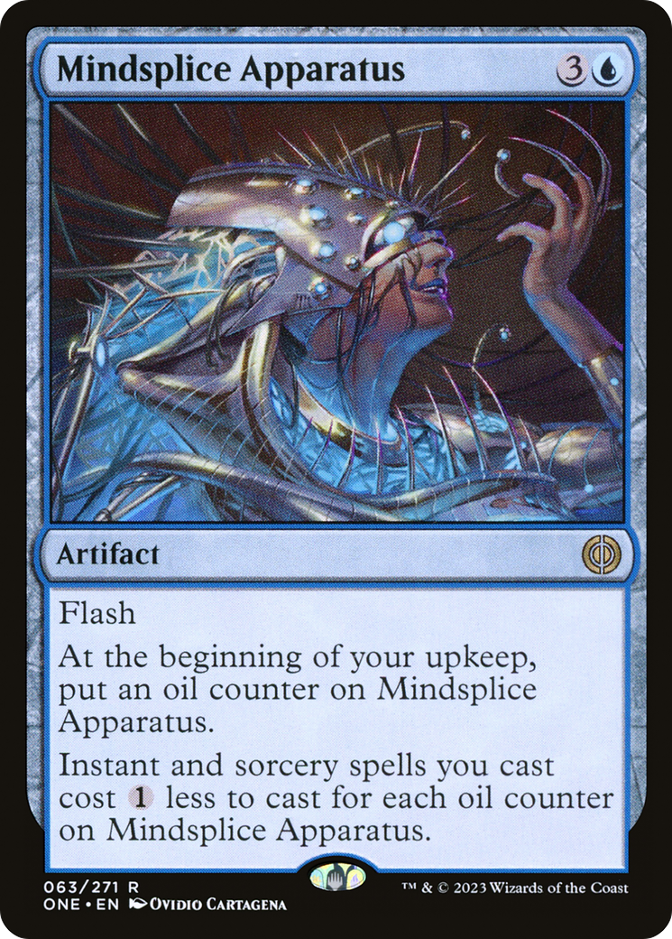 Mindsplice Apparatus (ONE-063) [Phyrexia: All Will Be One] Foil MTG Single Wizards of the Coast