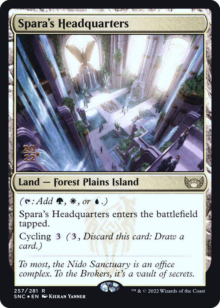 Spara's Headquarters (PRE-257) [Streets of New Capenna Promos] Foil MTG Single Wizards of the Coast