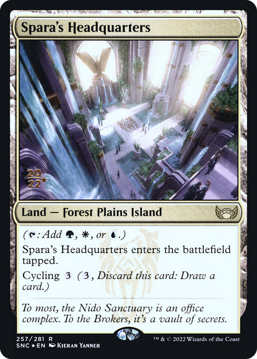 Spara's Headquarters (PRE-257) [Streets of New Capenna Promos] Foil MTG Single Wizards of the Coast