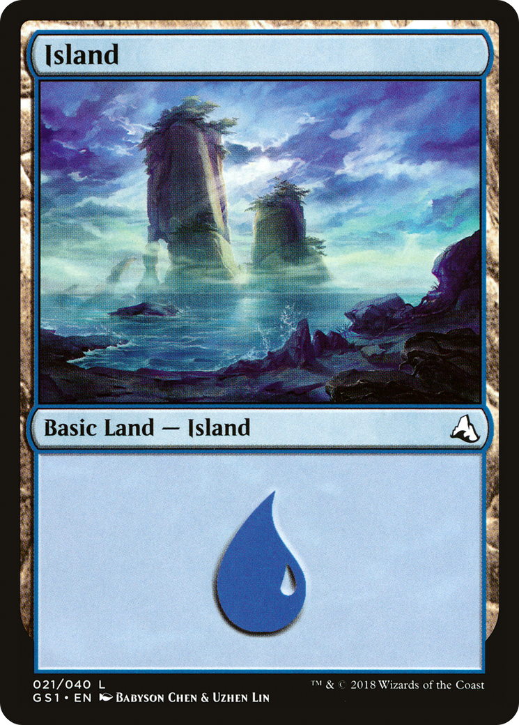 Island (GS1-021) [Misc] Global Series Jiang Yanggu & Mu Yanling MTG Single Wizards of the Coast