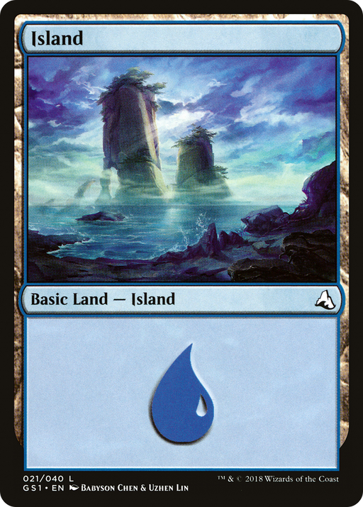 Island (GS1-021) [Misc] Global Series Jiang Yanggu & Mu Yanling MTG Single Wizards of the Coast