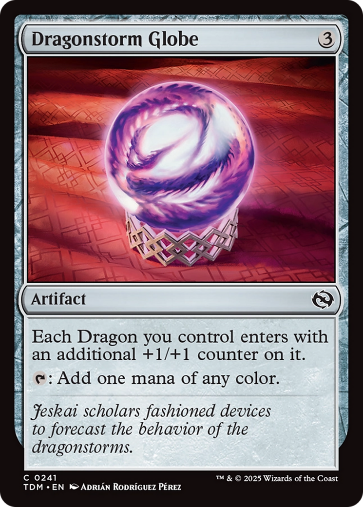 Dragonstorm Globe (TDM-241) [Tarkir: Dragonstorm] Foil MTG Single Wizards of the Coast