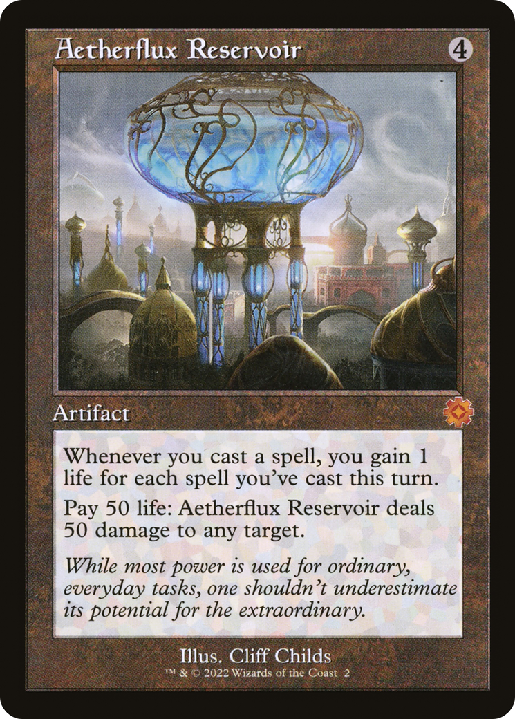 Aetherflux Reservoir (BRR-002) [The Brothers' War Retro Artifacts] MTG Single Wizards of the Coast