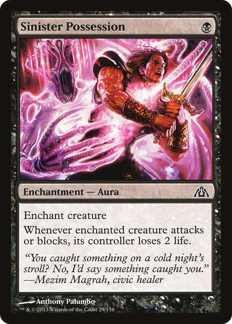Sinister Possession (DGM-029) [Dragon's Maze] Foil MTG Single Wizards of the Coast