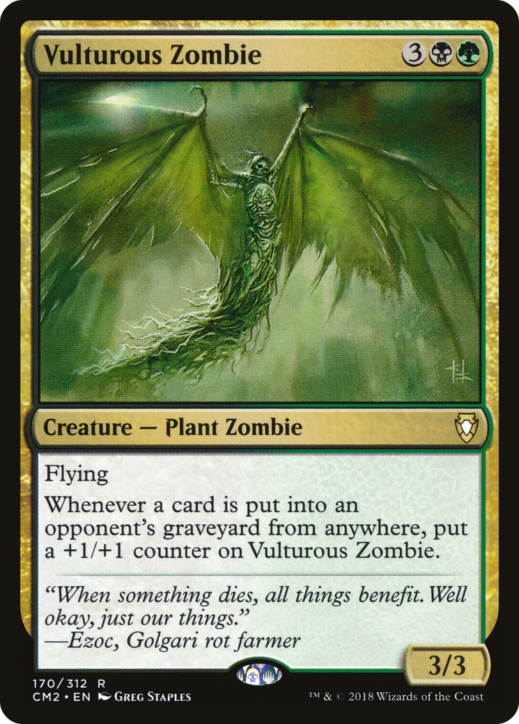 Vulturous Zombie (CM2-170) [Commander Anthology Volume II] MTG Single Wizards of the Coast