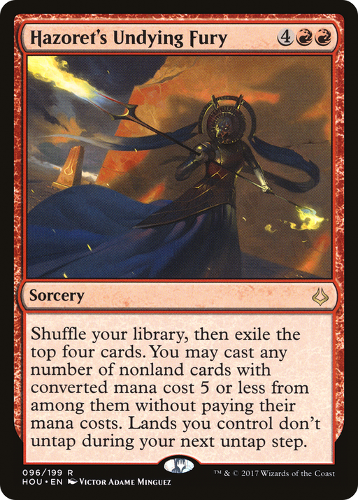 Hazoret's Undying Fury (HOU-096) [Hour of Devastation] MTG Single Wizards of the Coast