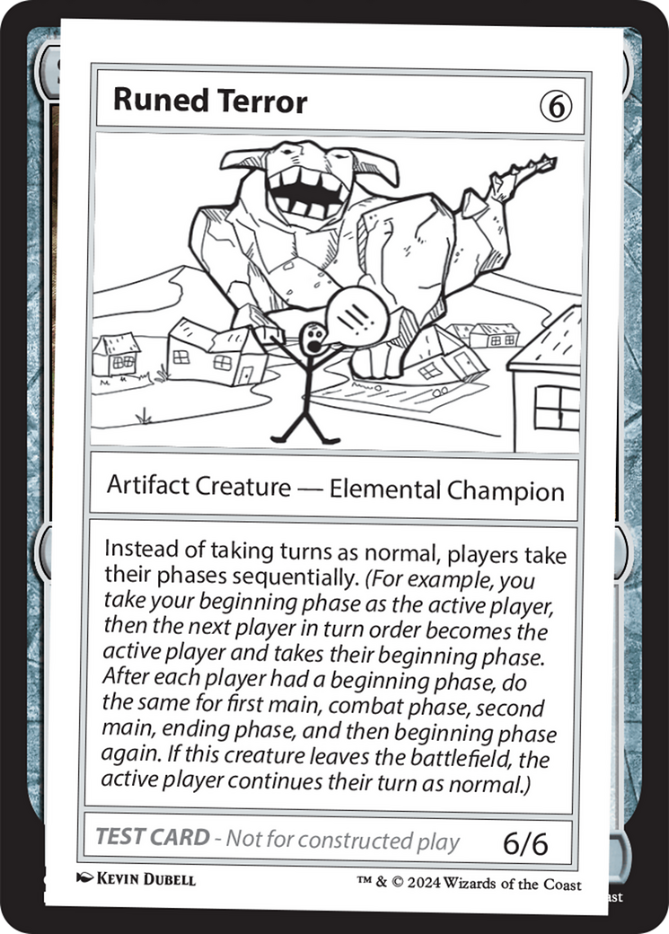 Runed Terror (MB2PC-) [Mystery Booster] Mystery Booster 2 MTG Single Wizards of the Coast