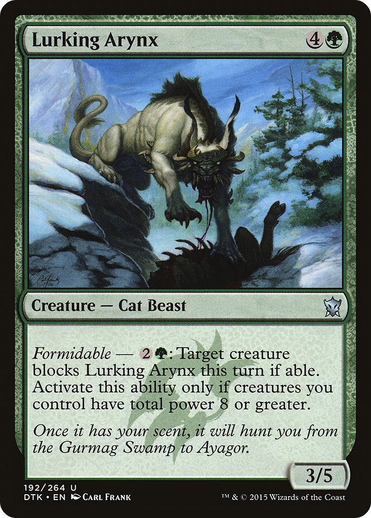 Lurking Arynx (DTK-192) [Dragons of Tarkir] Foil MTG Single Wizards of the Coast