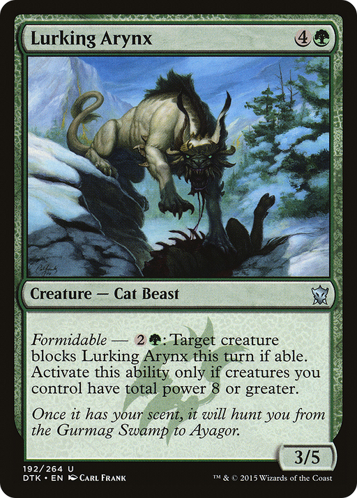 Lurking Arynx (DTK-192) [Dragons of Tarkir] MTG Single Wizards of the Coast