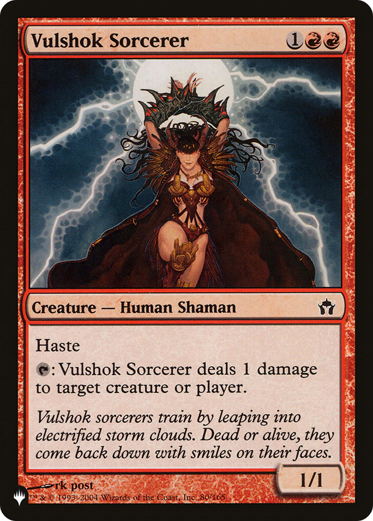Vulshok Sorcerer (LIST-5DN-80) [Mystery Booster] The List MTG Single Wizards of the Coast
