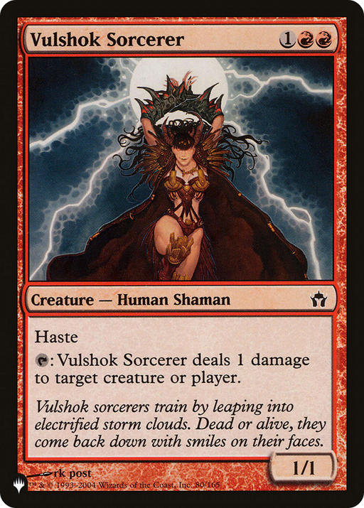 Vulshok Sorcerer (LIST-5DN-80) [Mystery Booster] The List MTG Single Wizards of the Coast