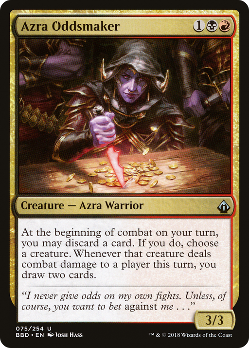 Azra Oddsmaker (BBD-075) [Battlebond] MTG Single Wizards of the Coast