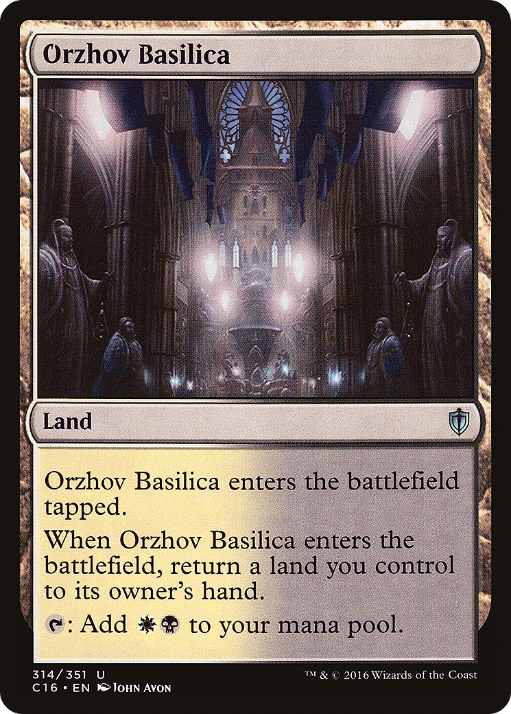 Orzhov Basilica (C16-314) [Commander 2016] MTG Single Wizards of the Coast