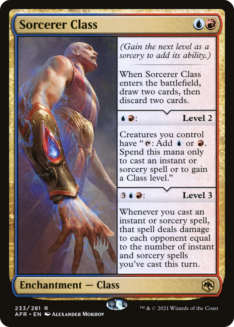 Sorcerer Class (PPAFR-233) [Adventures in the Forgotten Realms Promos] MTG Single Wizards of the Coast