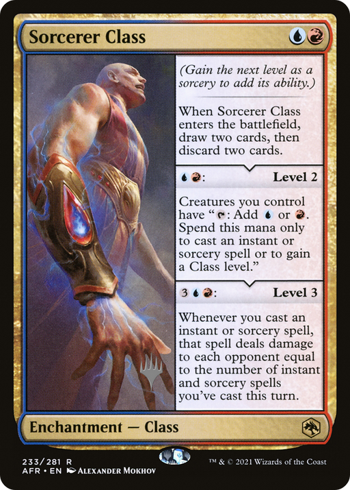 Sorcerer Class (PPAFR-233) [Adventures in the Forgotten Realms Promos] MTG Single Wizards of the Coast