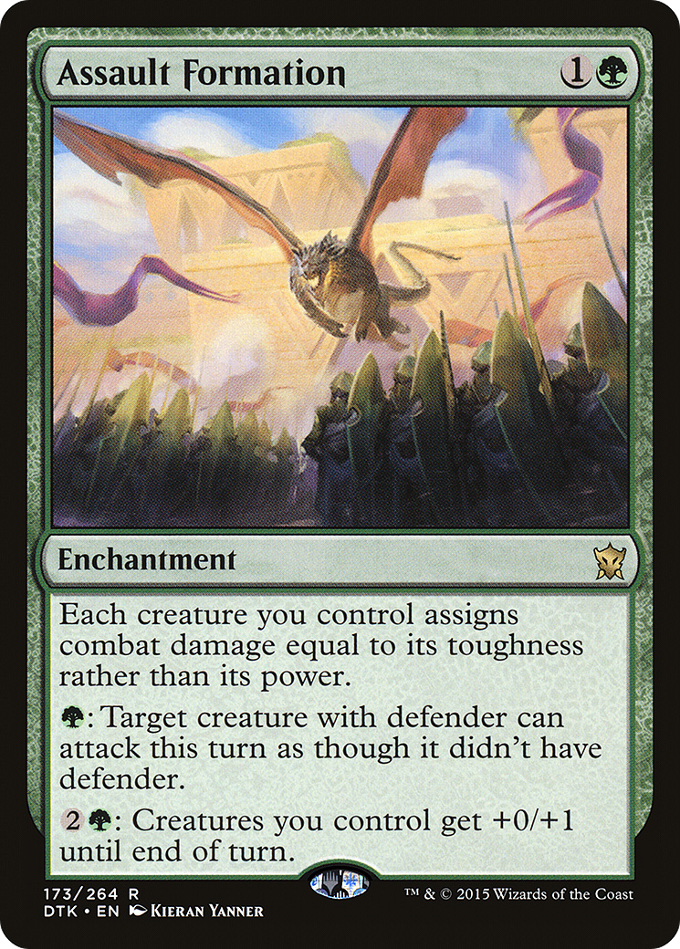 Assault Formation (DTK-173) [Dragons of Tarkir] MTG Single Wizards of the Coast