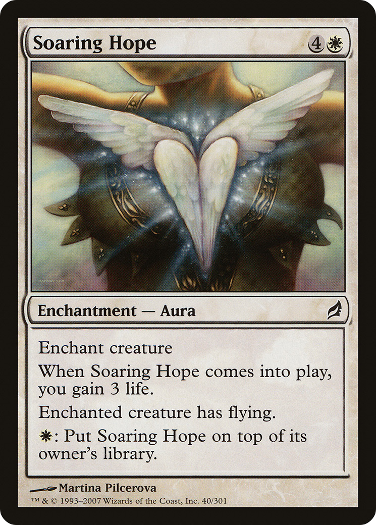 Soaring Hope (LRW-040) [Lorwyn] Foil MTG Single Wizards of the Coast