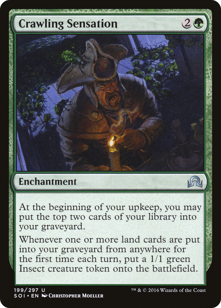 Crawling Sensation (SOI-199) [Shadows over Innistrad] MTG Single Wizards of the Coast