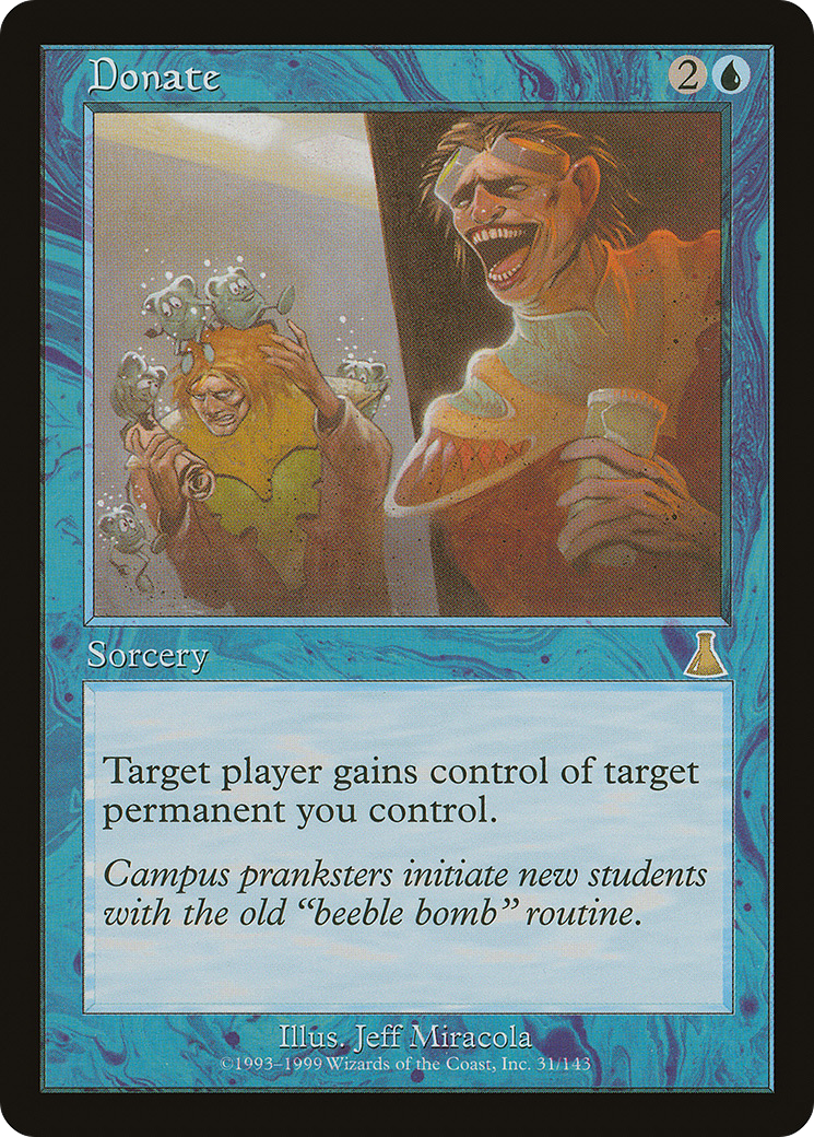 Donate (UDS-031) [Urza's Destiny] Foil MTG Single Wizards of the Coast