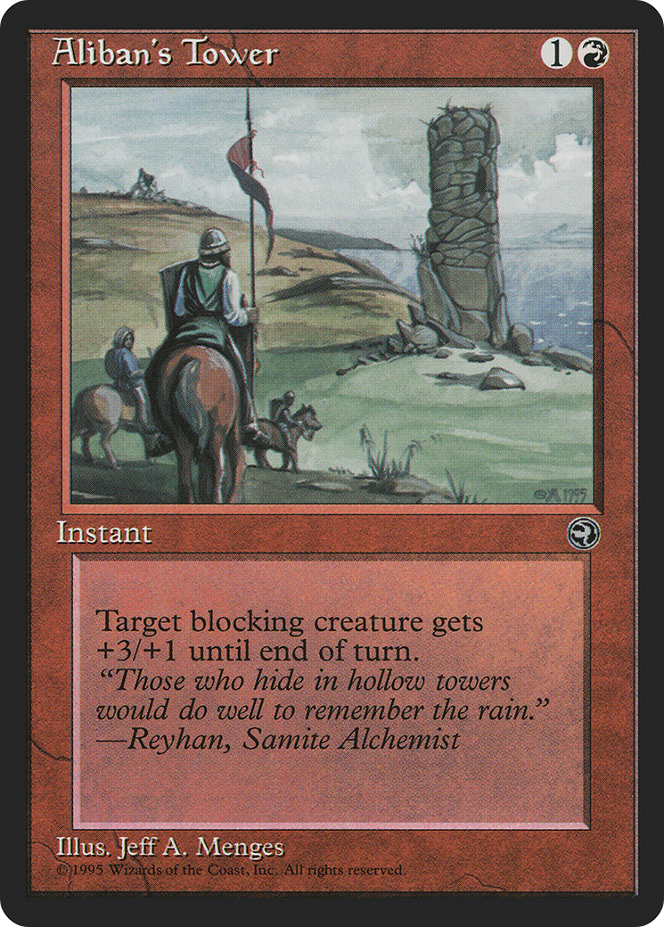 Aliban's Tower (HML-61A) [Homelands] MTG Single Wizards of the Coast
