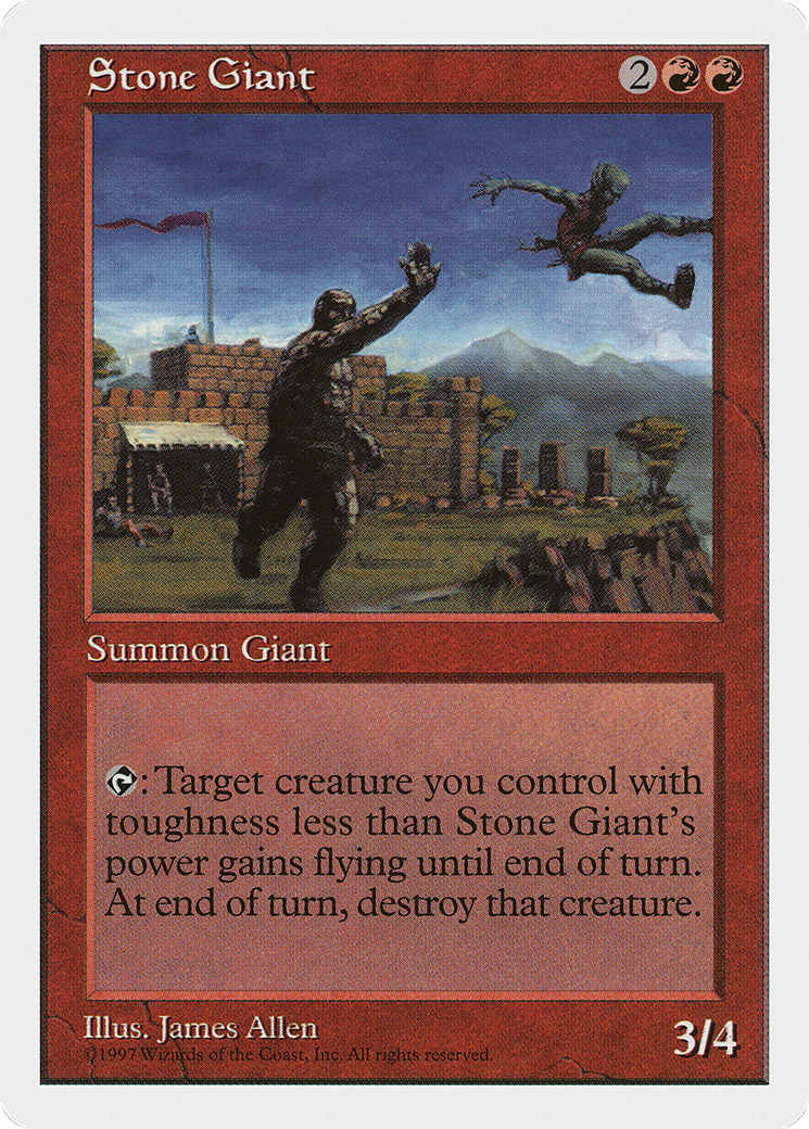 Stone Giant (5ED-269) [Fifth Edition] MTG Single Wizards of the Coast