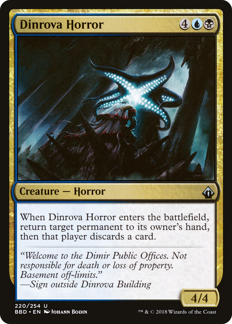Dinrova Horror (BBD-220) [Battlebond] MTG Single Wizards of the Coast