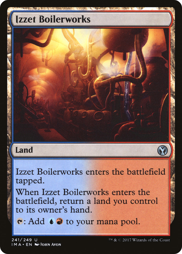 Izzet Boilerworks (IMA-241) [Iconic Masters] MTG Single Wizards of the Coast