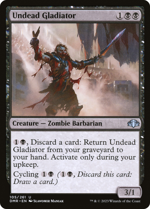 Undead Gladiator (DMR-105) [Dominaria Remastered] MTG Single Wizards of the Coast