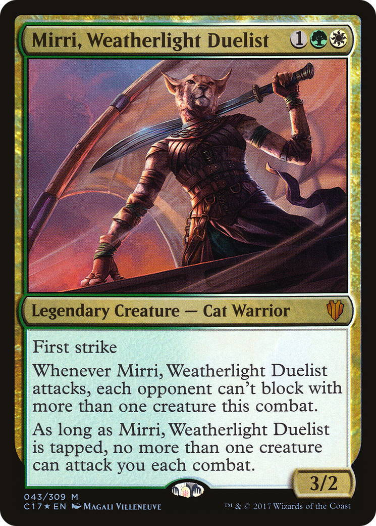 Mirri, Weatherlight Duelist (C17-043) [Commander 2017] Foil MTG Single Wizards of the Coast