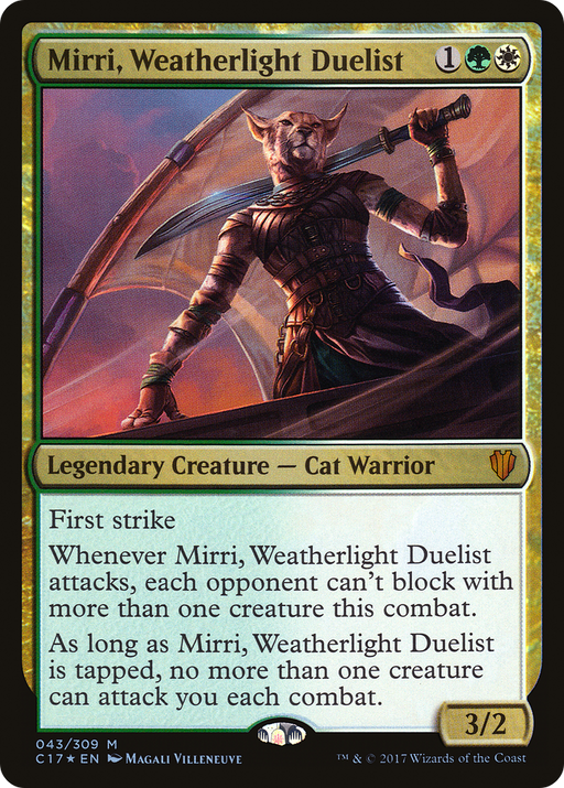 Mirri, Weatherlight Duelist (C17-043) [Commander 2017] Foil MTG Single Wizards of the Coast
