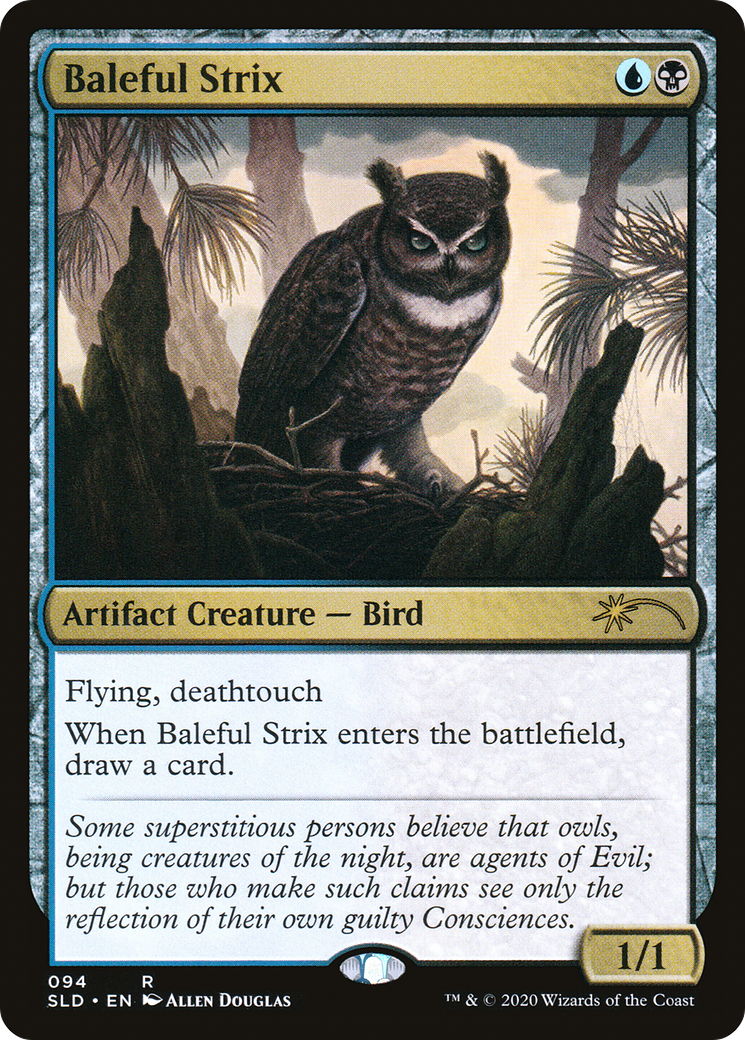 Baleful Strix (SLD-094) [Secret Lair] Drop MTG Single Wizards of the Coast