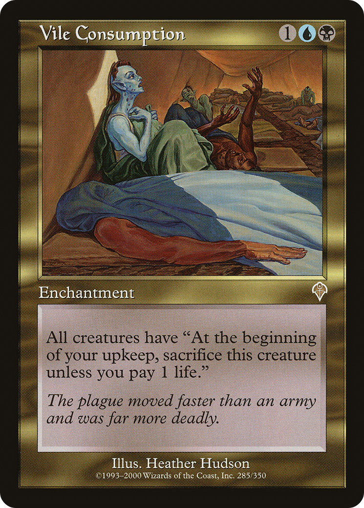 Vile Consumption (INV-285) [Invasion] MTG Single Wizards of the Coast