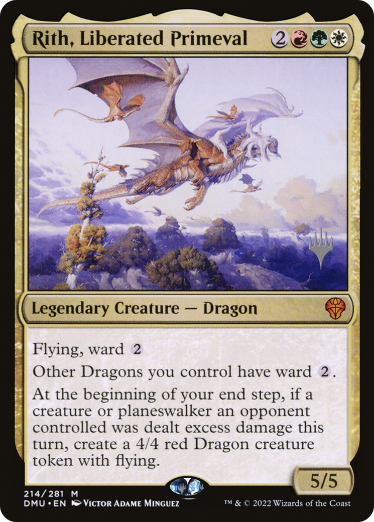 Rith, Liberated Primeval (PPDMU-214) [Dominaria United Promos] MTG Single Wizards of the Coast